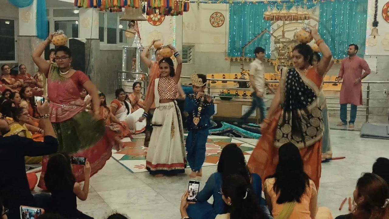 Hindu samaj Maputo Mozambique girls dance performance  janmashtami  2019