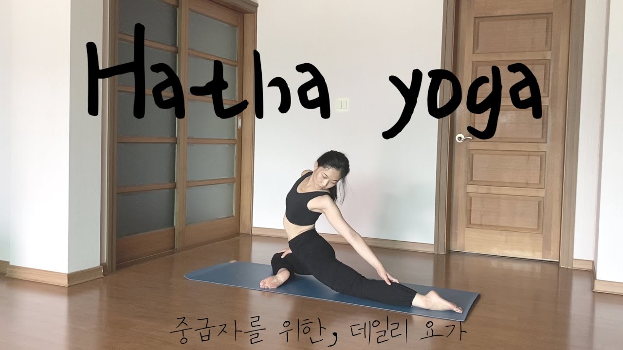70분 하타요가 수련🧘🏽‍♀️ 스트랩을 이용한 비둘기자세(에카파다 라자카포타)