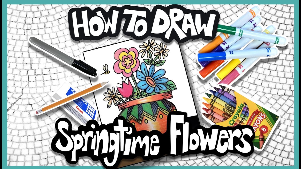 How to Draw Springtime Flowers