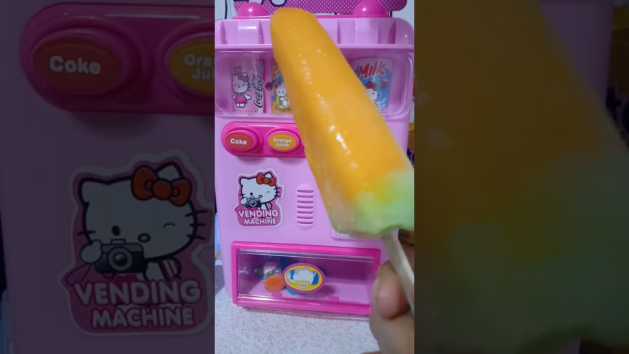 Asmr Water Melon in Hello Kitty Vending Machine🍉😻 