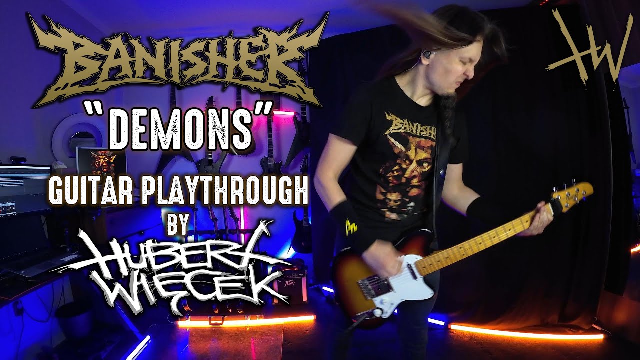BANISHER - Demons (GUITAR PLAYTHROUGH by Hubert Więcek)