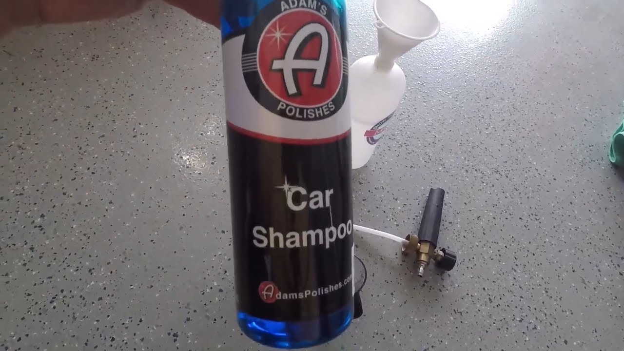 Adam's Car Shampoo First Use