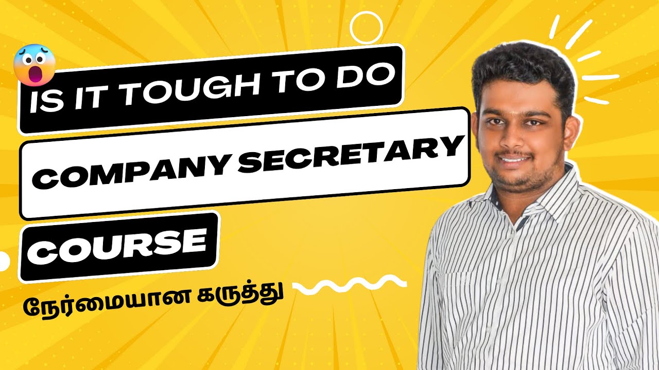 Unfiltered Truth: Is the Company Secretary Course Tough? Honest Opinion at Shilpis Academy. #tamil