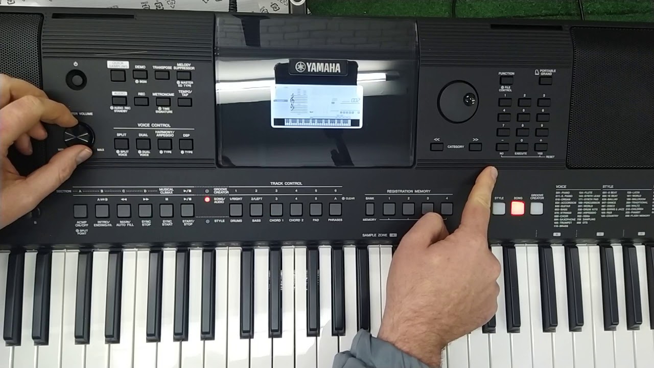 Como reproduzir Midi no teclado Yamaha 463 EW410 e outros