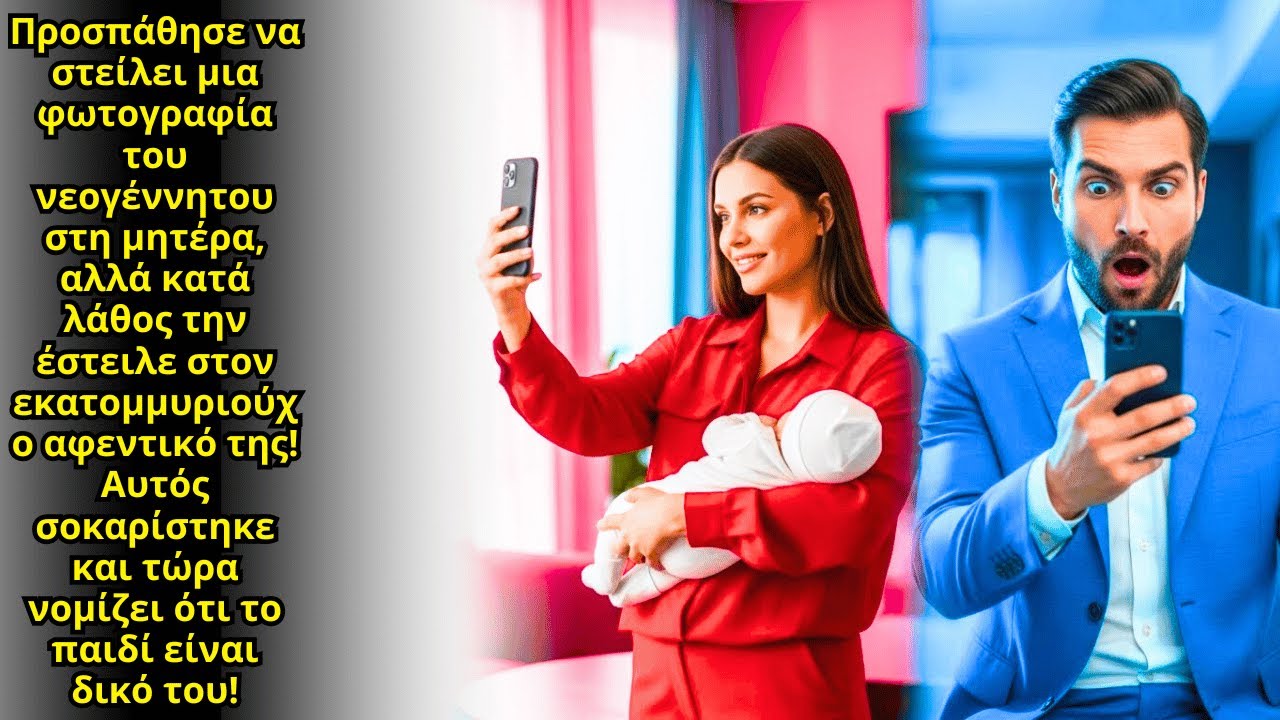 ΉΘΕΛΕ ΝΑ ΔΕΊΞΕΙ ΤΟ ΜΩΡΌ ΣΤΗ ΜΗΤΈΡΑ ΤΗΣ, ΜΑ Ο ΕΚΑΤΟΜΜΥΡΙΟΎΧΟΣ ΑΦΕΝΤΙΚΌΣ ΕΊΔΕ ΤΗ ΦΩΤΟ.