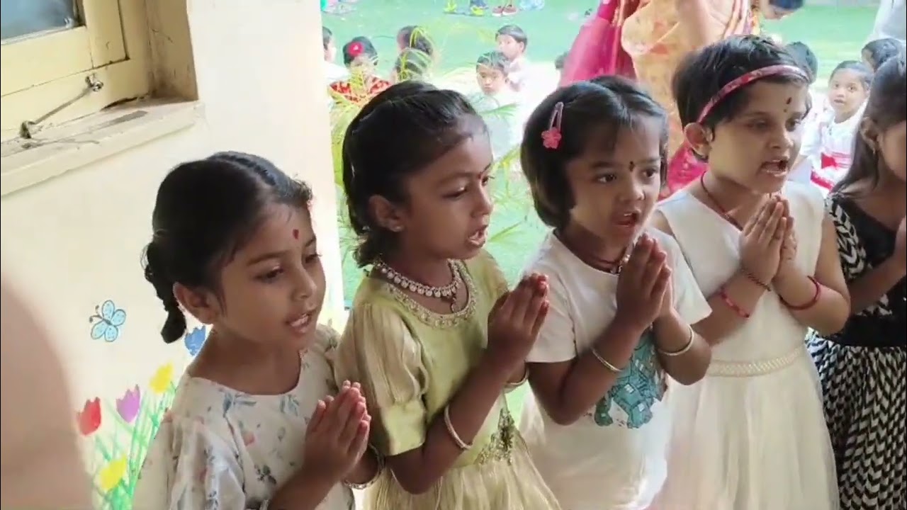 Vasantha panchami celebrations at Sree Veda Play School 