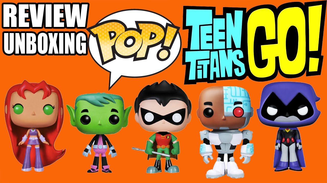 Jovens Titãs em Ação - Teen Titans GO! Review Coleção Funko POP - Cartoon Network boneco brinquedo