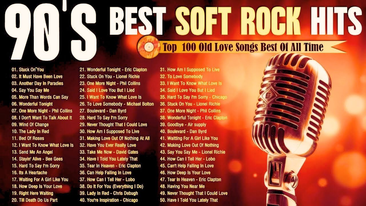 Rod Stewart, Eric Clapton, Lionel Richie, Phil Collins, Bee Gees💕Soft Rock Ballads 70s 80s 90s