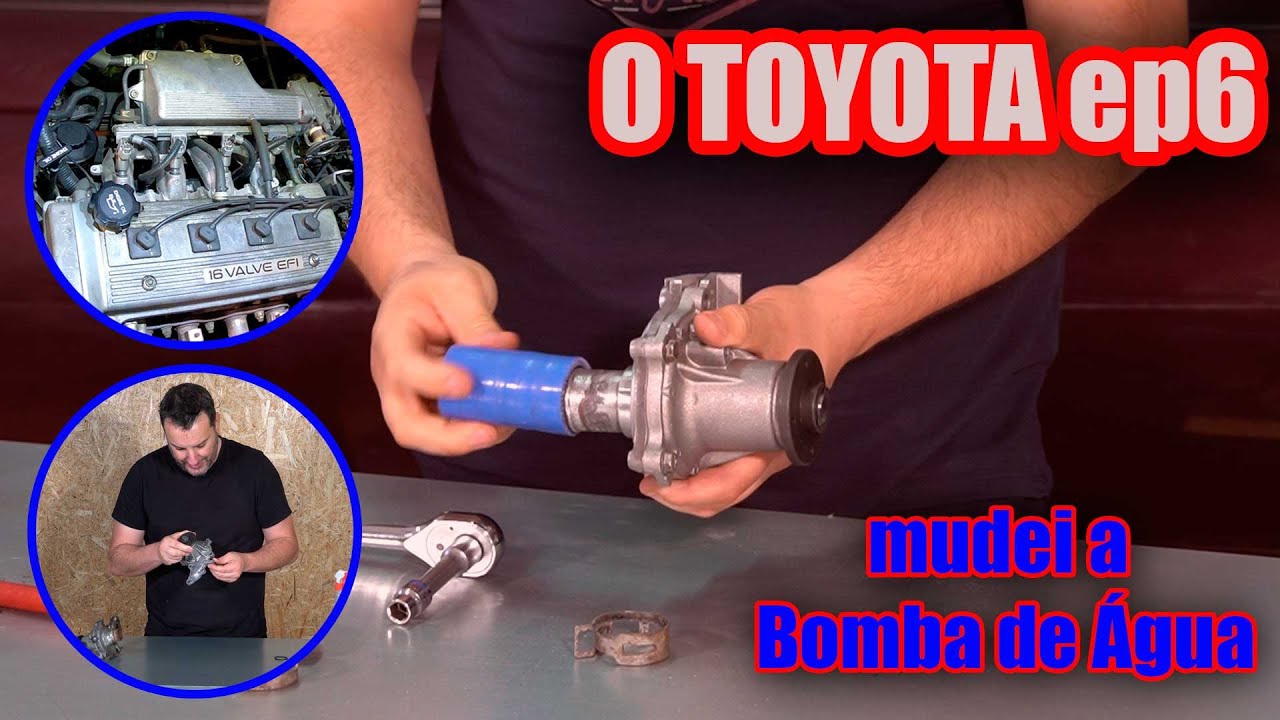Começaram as Reparações no MOTOR (Bomba Agua) - O TOYOTA EP06