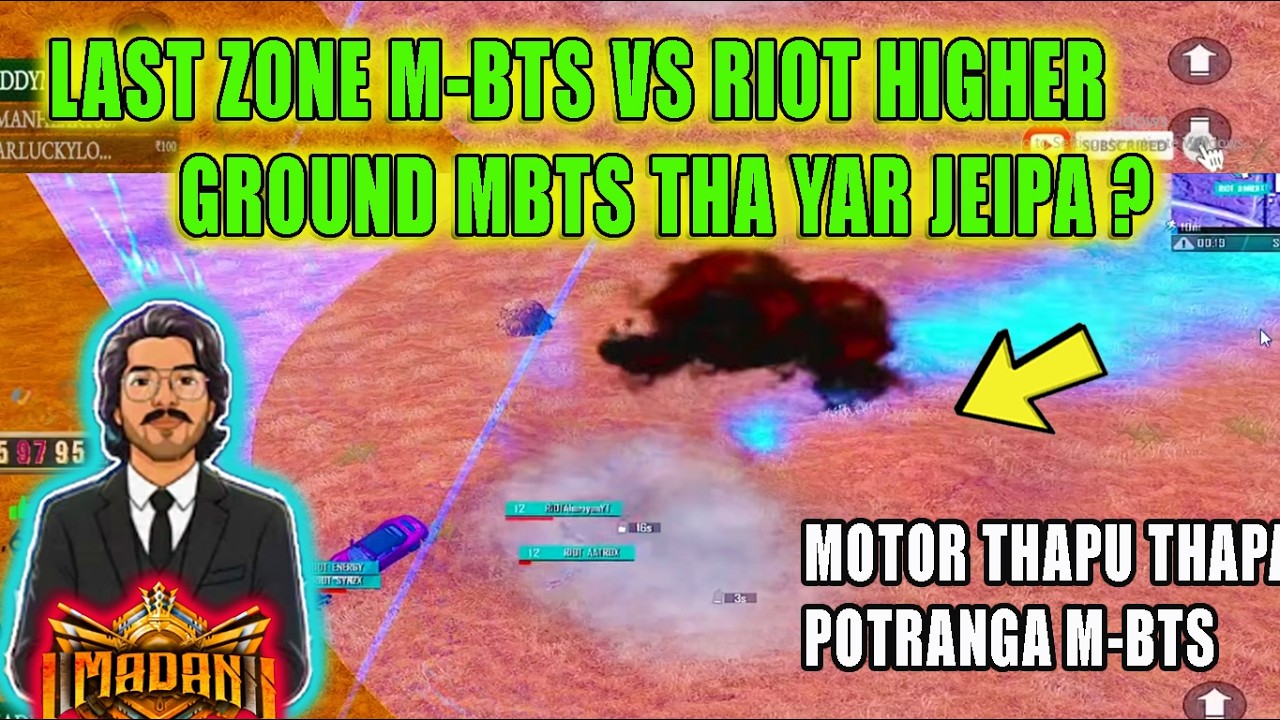 RIOT TEAM SECOND WIN SLOT 4 VANTHURUCHU SEMMA TWIST AND THIRLLER MATCH #btswar #madanop