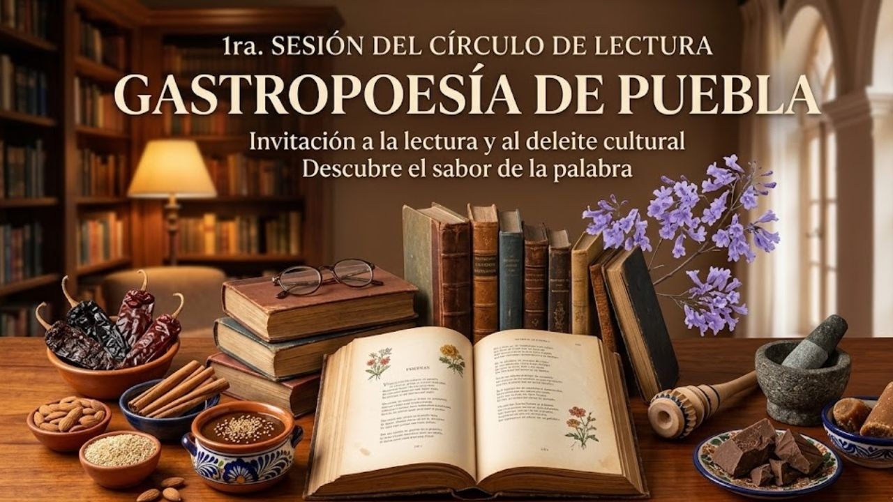1ra. Sesión de nuestro círculo de lectura dedicado a la gastropoesía de Puebla