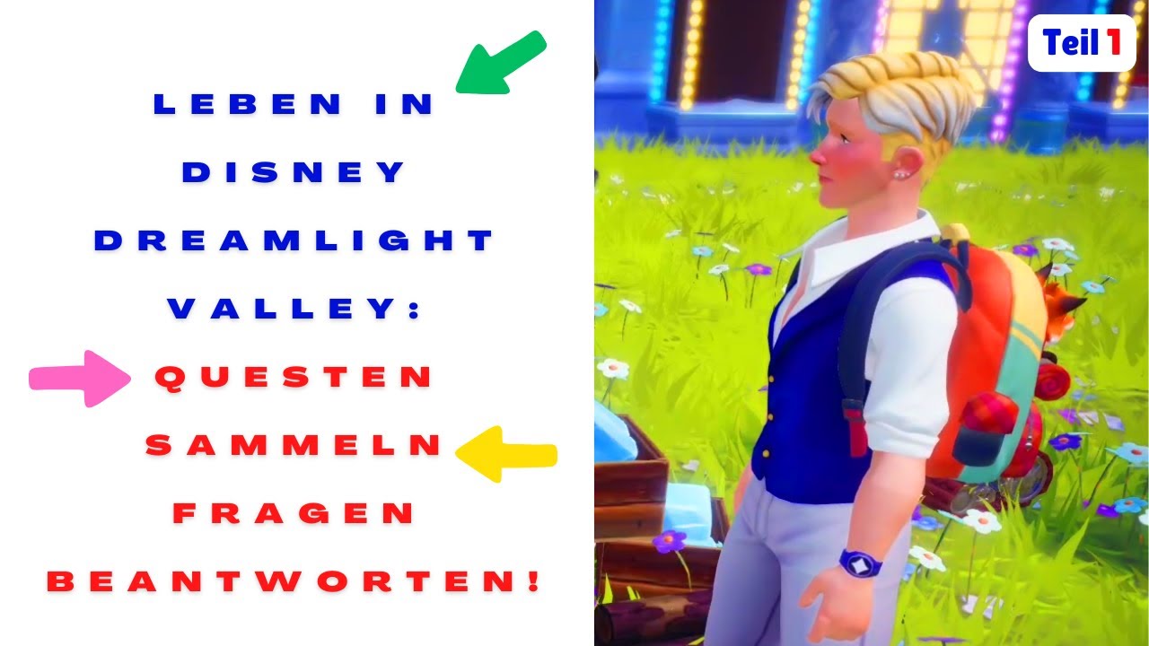 989 Teil 1 Nils live in Disney Dreamlight Valley Questen + Spass 😀 Auf Susi Strolch Update warten 😀