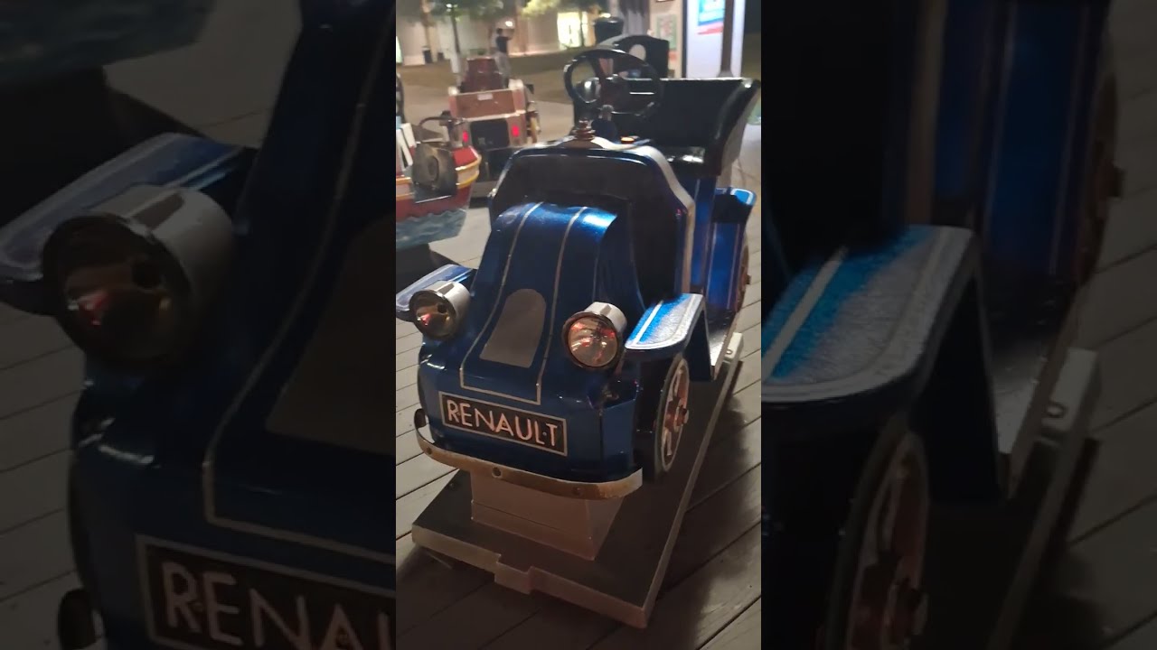 Autorovo blue Renault car kiddie ride (Eletech Refurb) (now gone)