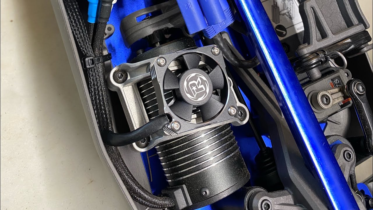 Traxxas Sledge Motor Fan install