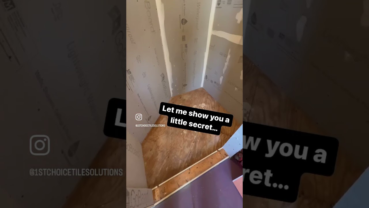 BEST kept SECRET for your tile shower! #diy #tile #bathroomremodel #shower #remodel #bathroomdesign