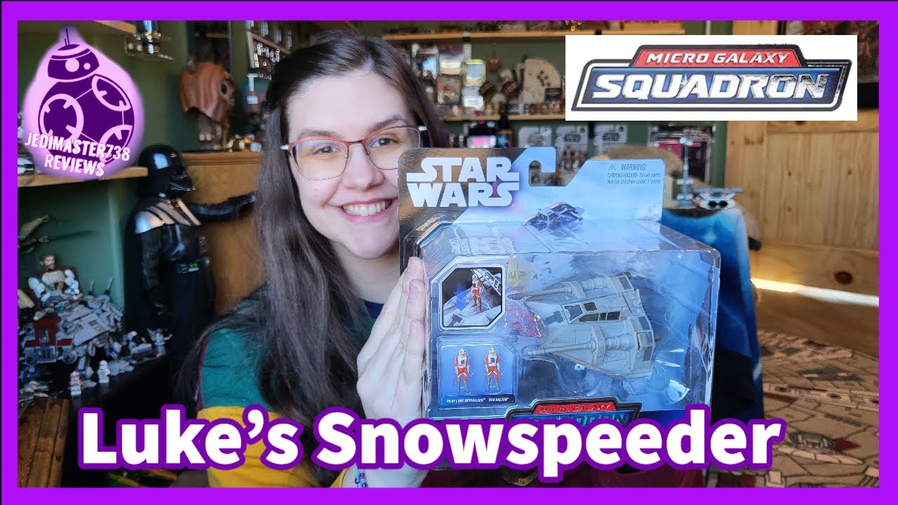 Star Wars Micro Galaxy Squadron Series 2: Luke Skywalker's Snowspeeder Review | JediMaster738