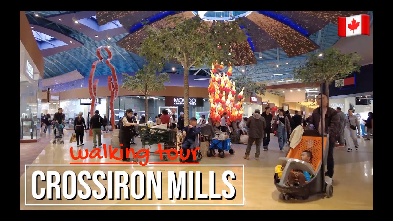 BUSY SHOPPING DAY AT CROSSIRON MILLS | Calgary, Alberta [4K] 🇨🇦