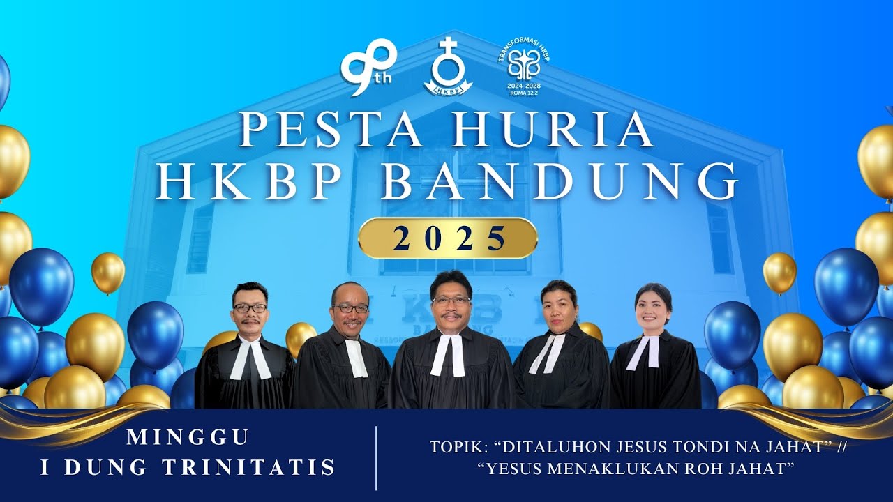 🔴[LIVE] IBADAH dan PERAYAAN PESTA HURIA 90th - HKBP BANDUNG