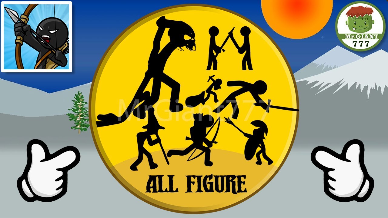 WOW! ALL FIGURE + ALL MAPS FIGHTS THE STICK BATTLE | Stick War Legacy MOD | MrGiant777
