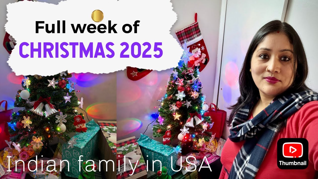 Very boring Christmas ever/ husband was sick on this Christmas Day/ Indian family in USA/ 🧣🥶☃️☃️🙏🩷