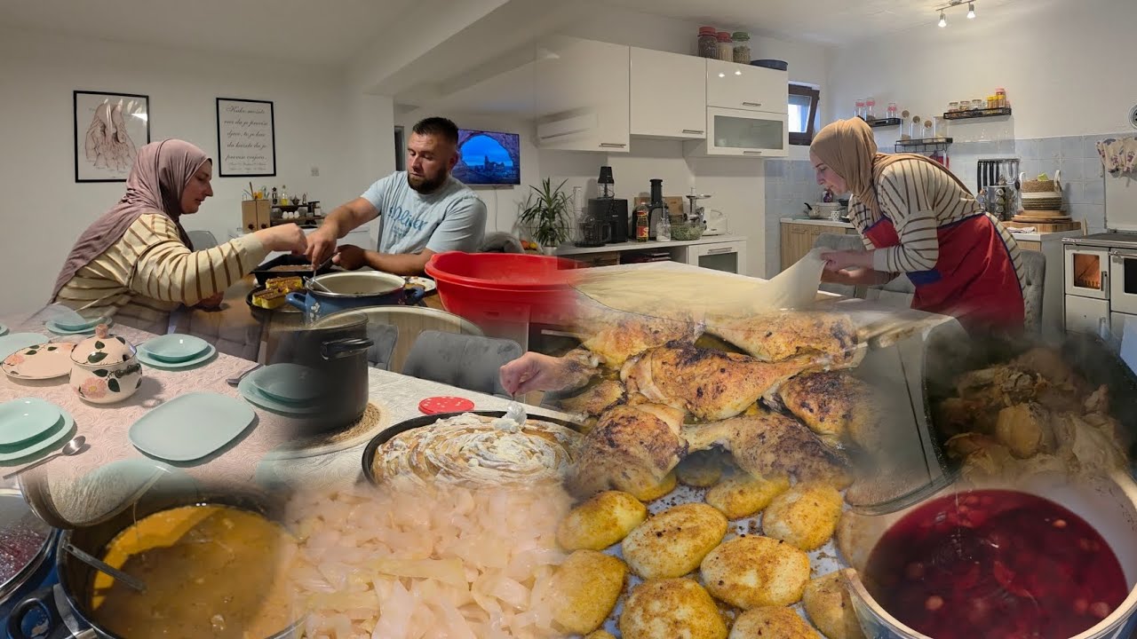 Najavili nam se gosti-a goste je red ugostiti najbolje što možemo ❤️-šporet se ne gasi cijeli dan 