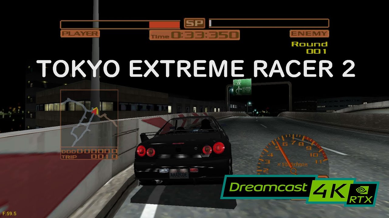 Tokyo Extreme Racer 2 / 4K Dreamcast emulator Reicast / RTX 2080ti
