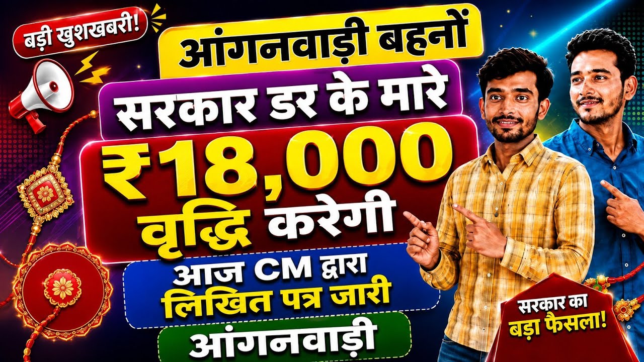 Huge Relief For Anganwadi Workers: Salary Hike To ₹18,000 Expected #icds #anganwadi 