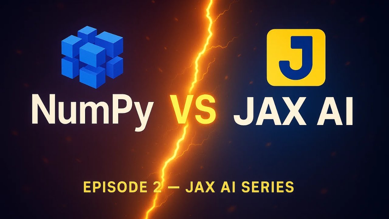 NumPy против JAX AI: кто быстрее и умнее? | 2-й эпизод серии JAX | Coding Hives