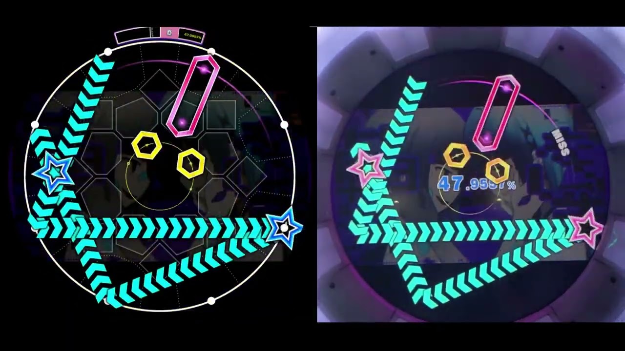 [maimai] IMBRUED:FLUX - before and after fix comparison