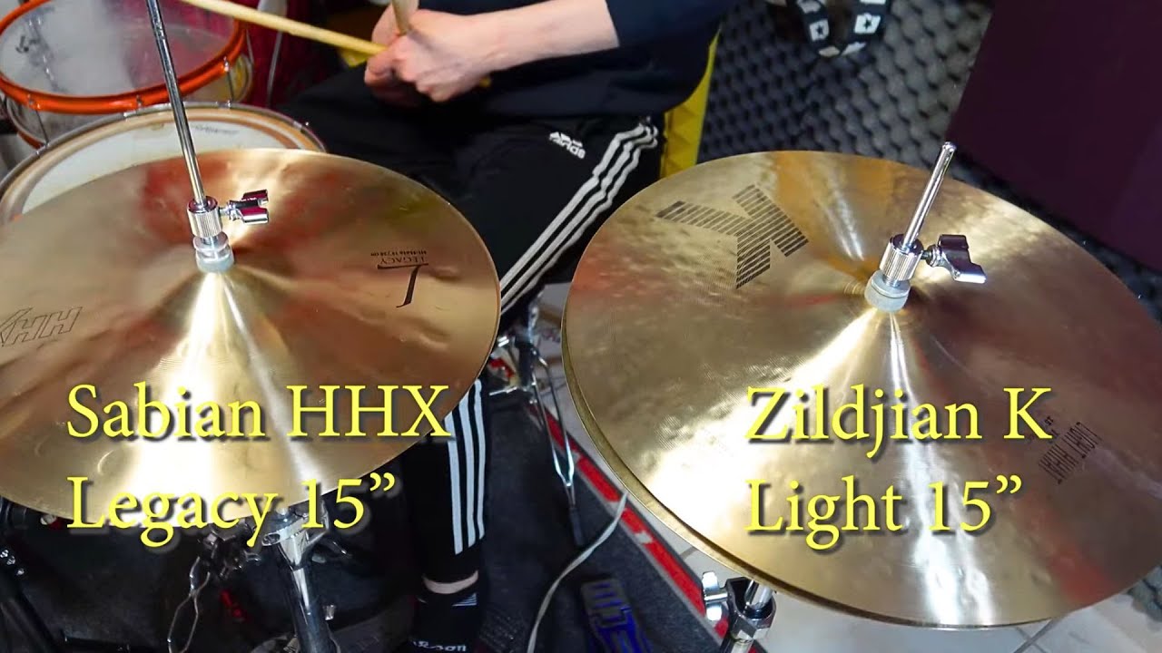 Sabian Legacy HHX 15" Vs Zildjian K Light 15"