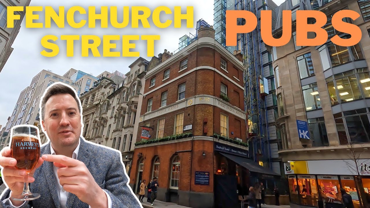 Pubs around Fenchurch Street in the City of London