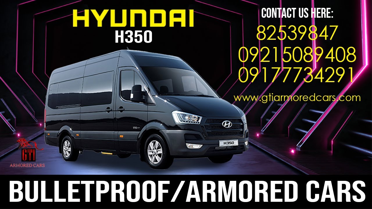 First and Only Bulletproof VIP/ ARTISTA VAN in the Philippines by Gti armored cars