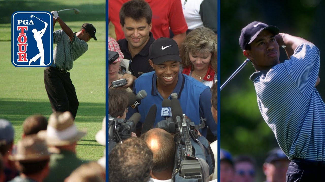 20-year-old Tiger Woods&rsquo; professional debut in 1996 | Full highlights