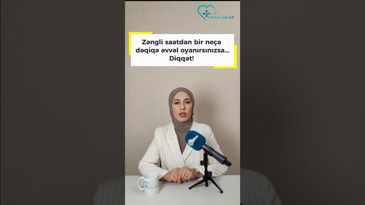 Zəngli saatdan bir ne&ccedil;ə dəqiqə əvvəl oyanırsınızsa... #yuxudanoyanmaq #faydalı #video #tibbikanal