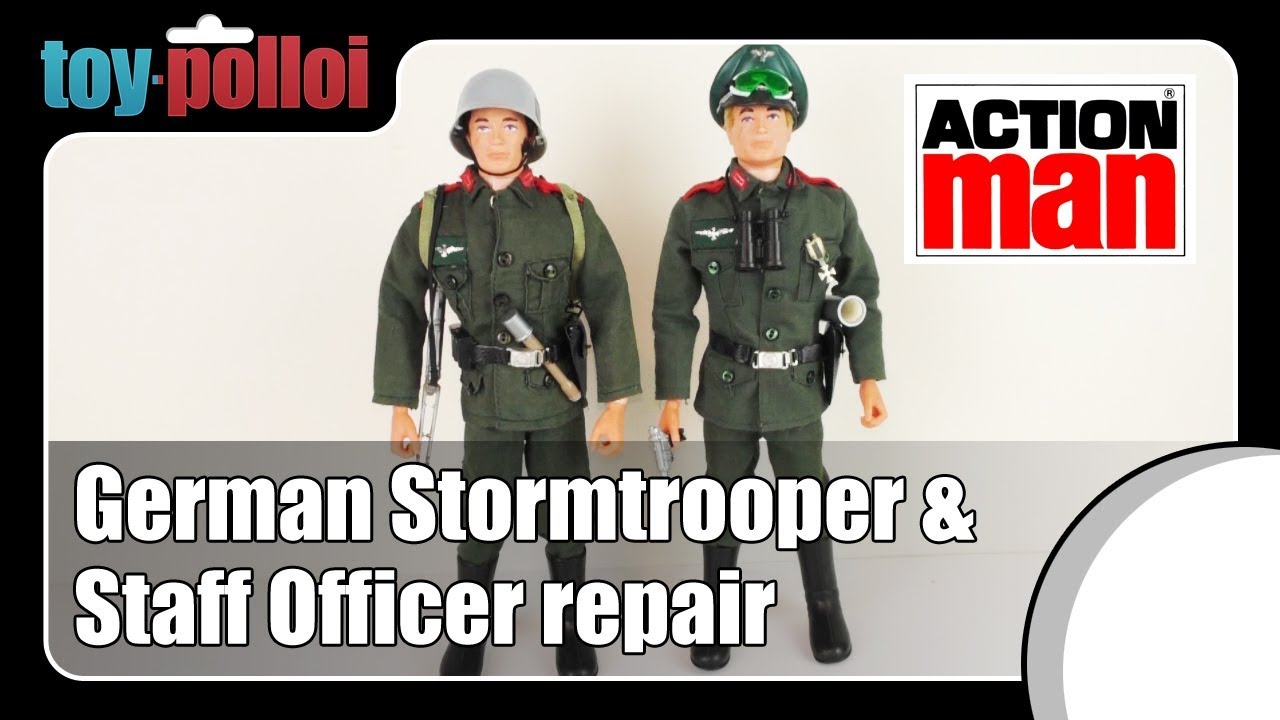 Vintage Action Man German Stormtrooper & Staff Officer repair guide - Toy Polloi