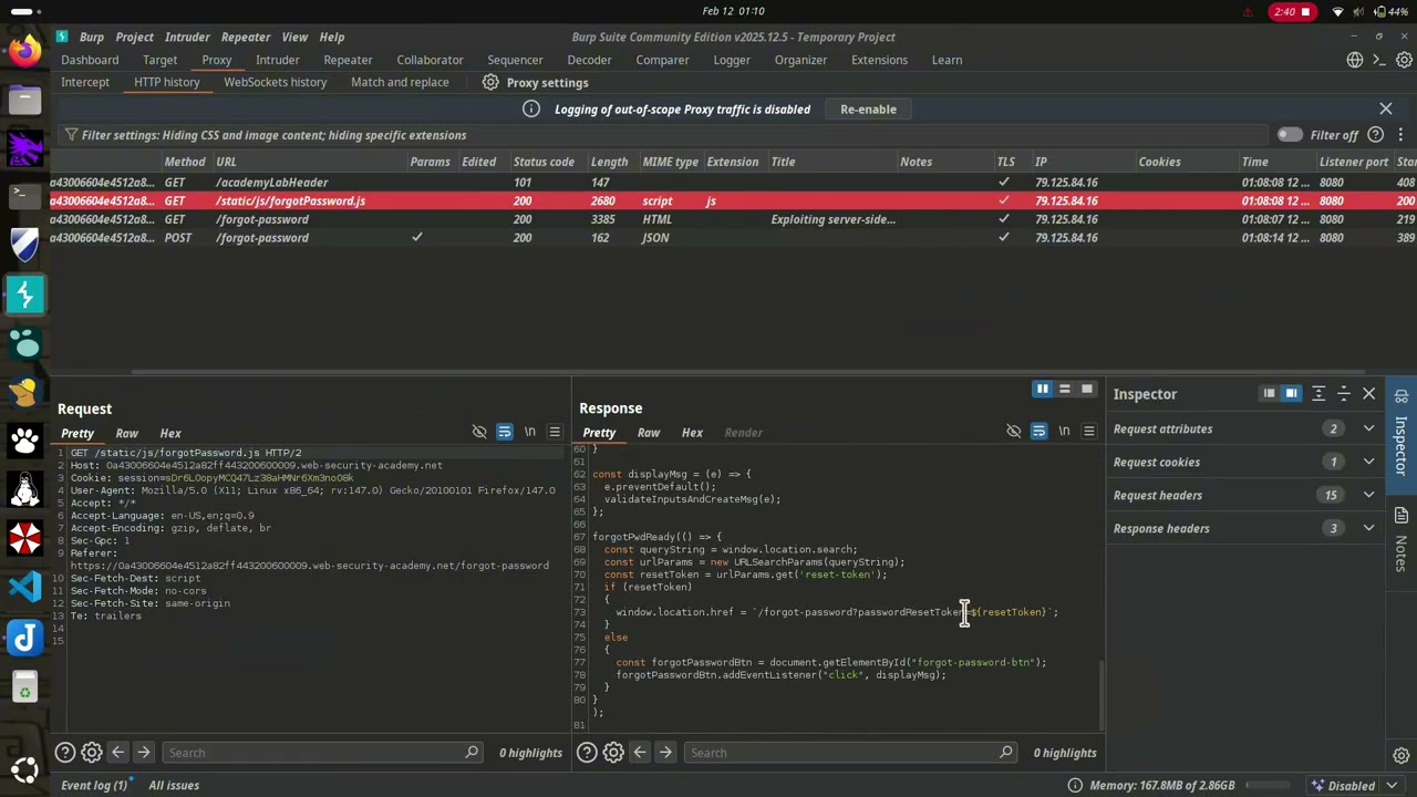 Portswigger || API REST || Lab 5
