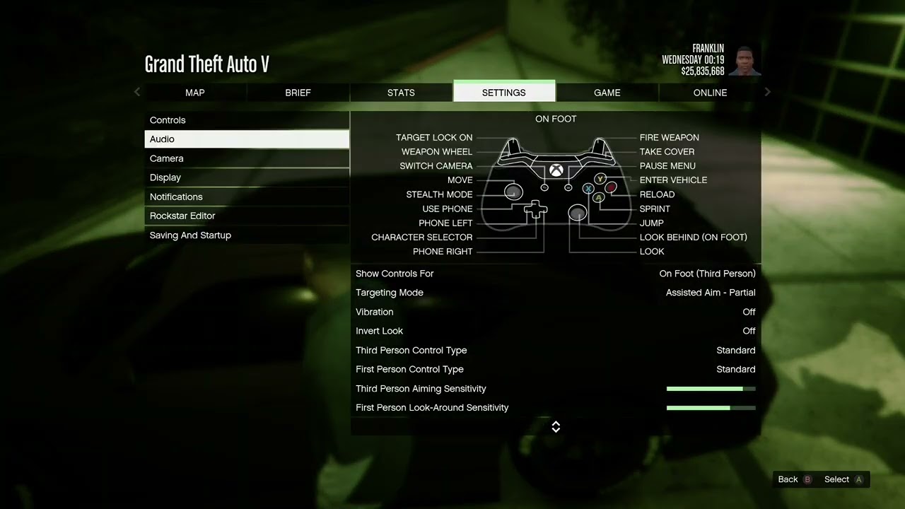 How To GTA 5 - Settings on Change of Camera