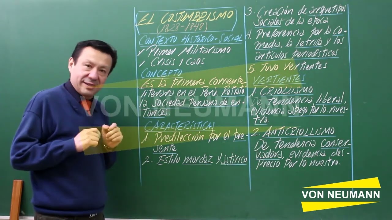 LITERATURA PERUANA - COSTUMBRISMO - PARTE 1