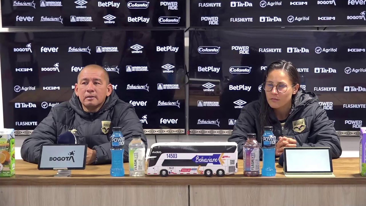 Rueda de prensa de Internacional de Bogotá Femenino tras su partido con Millonarios