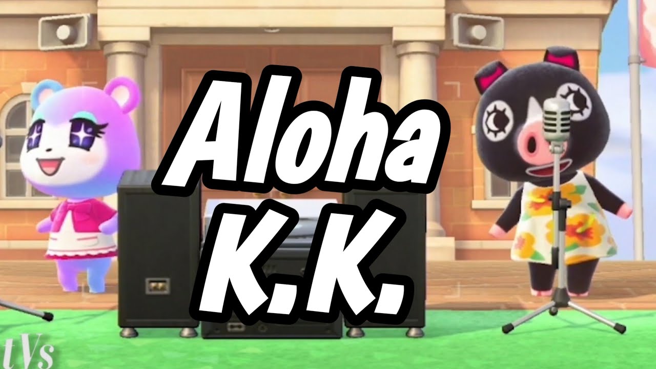 Aloha K.K. : Sing By 8 Villagers animal crossing
