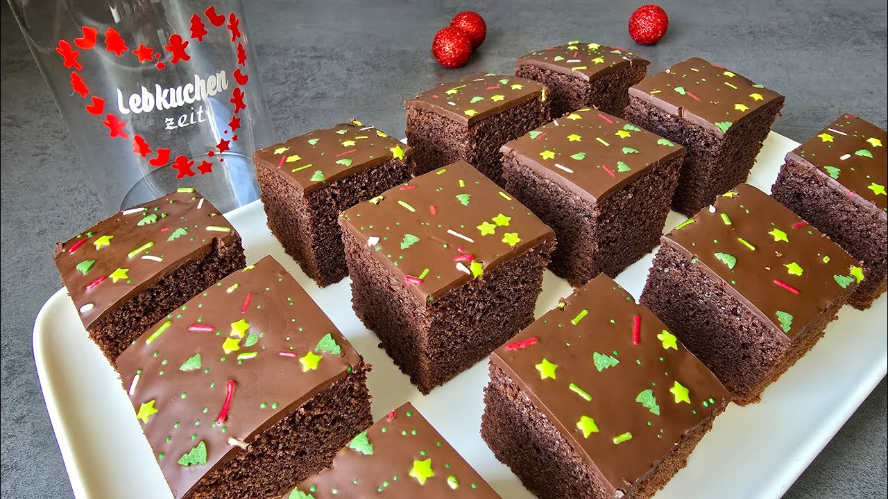 Быстрый рецепт имбирного пряника 🎄 Рождественский пирог 🎅 Влажный пряный пирог