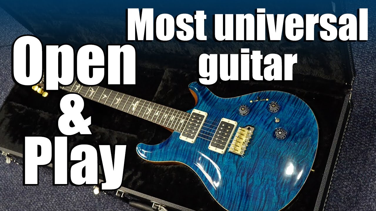 PRS Custom 24 Piezo - most UNIVERSAL guitar - Open & Play