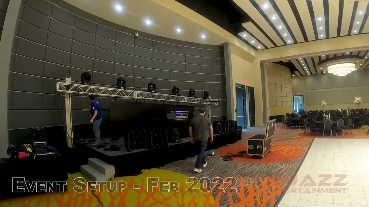 February 26, 2022  - DJ Jazz Entertainment - Setup SLPS Community Center