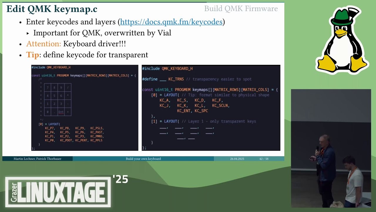 Grazer Linuxtage 2025 - DIY: Build your own mechanical Keyboard
