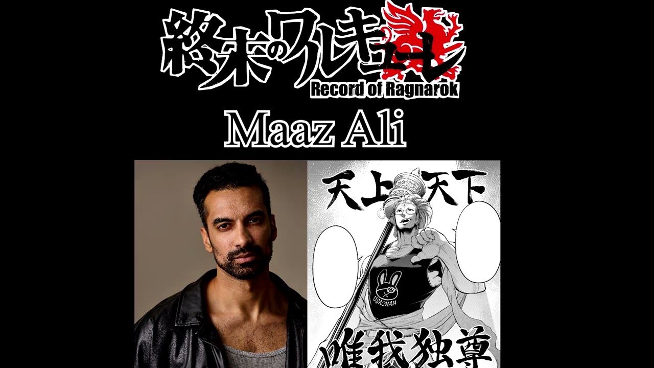 Maaz Ali Record of Ragnarok Buddha English Voice Actor Interview Record of Ragnatalk.