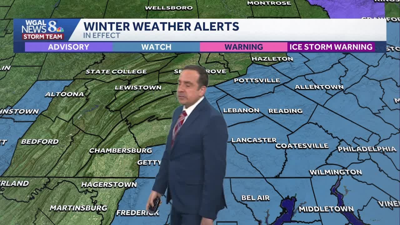 Dry Saturday, Snow Likely Sunday, Wintry Mix Possible