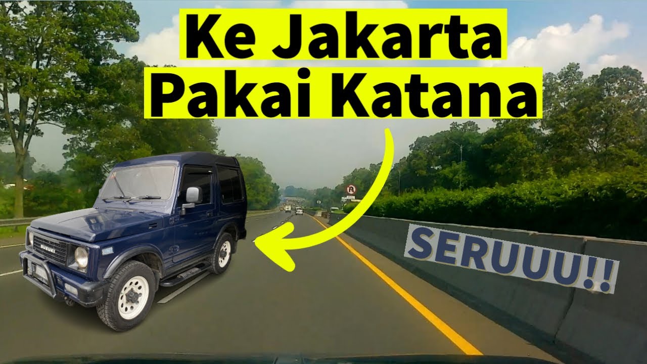 Bandung ke Jakarta Pakai Suzuki Katana | Timelapse Perjalanan Bandung - Jakarta