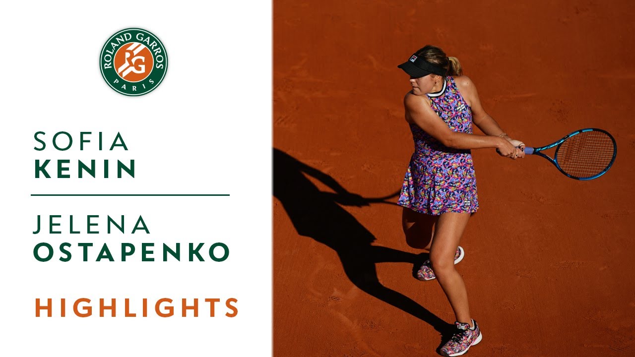 Sofia Kenin vs Jelena Ostapenko - Round 1 Highlights | Roland-Garros 2021