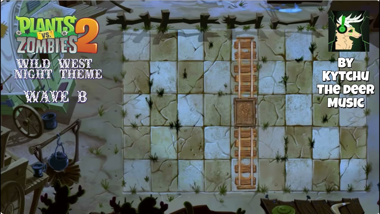 Plants Vs. Zombies 2 UST: Wild West night theme