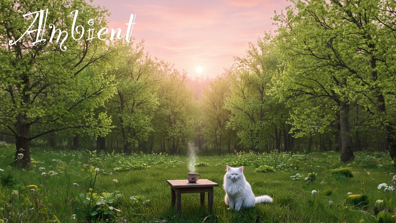 | Relax | Forest Café - With a Gentle Morning @CatCaféMusic_HonuCat #cat #café #coffee #ambient